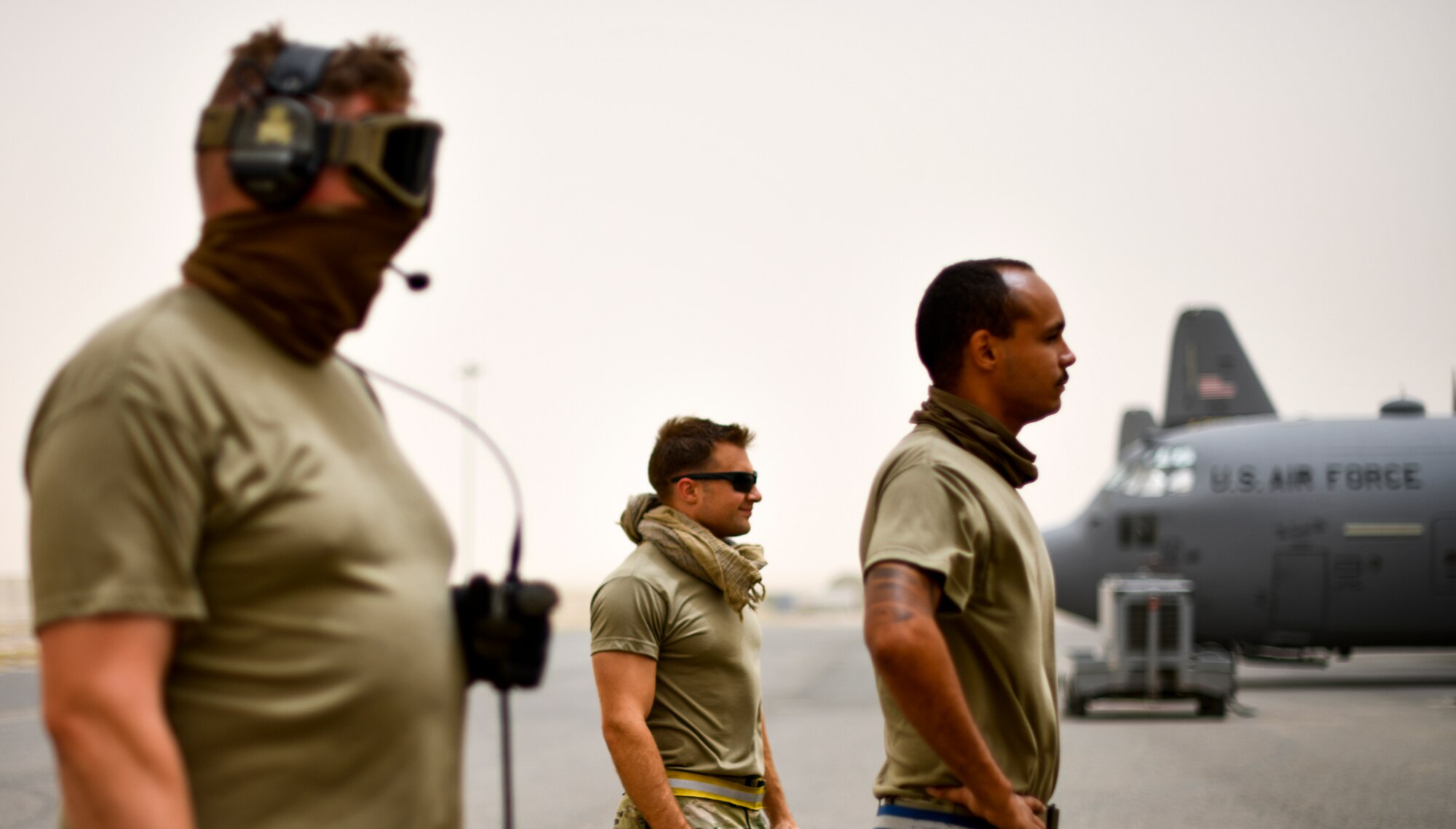 ANG Charlie West crews breeze through sandstorms