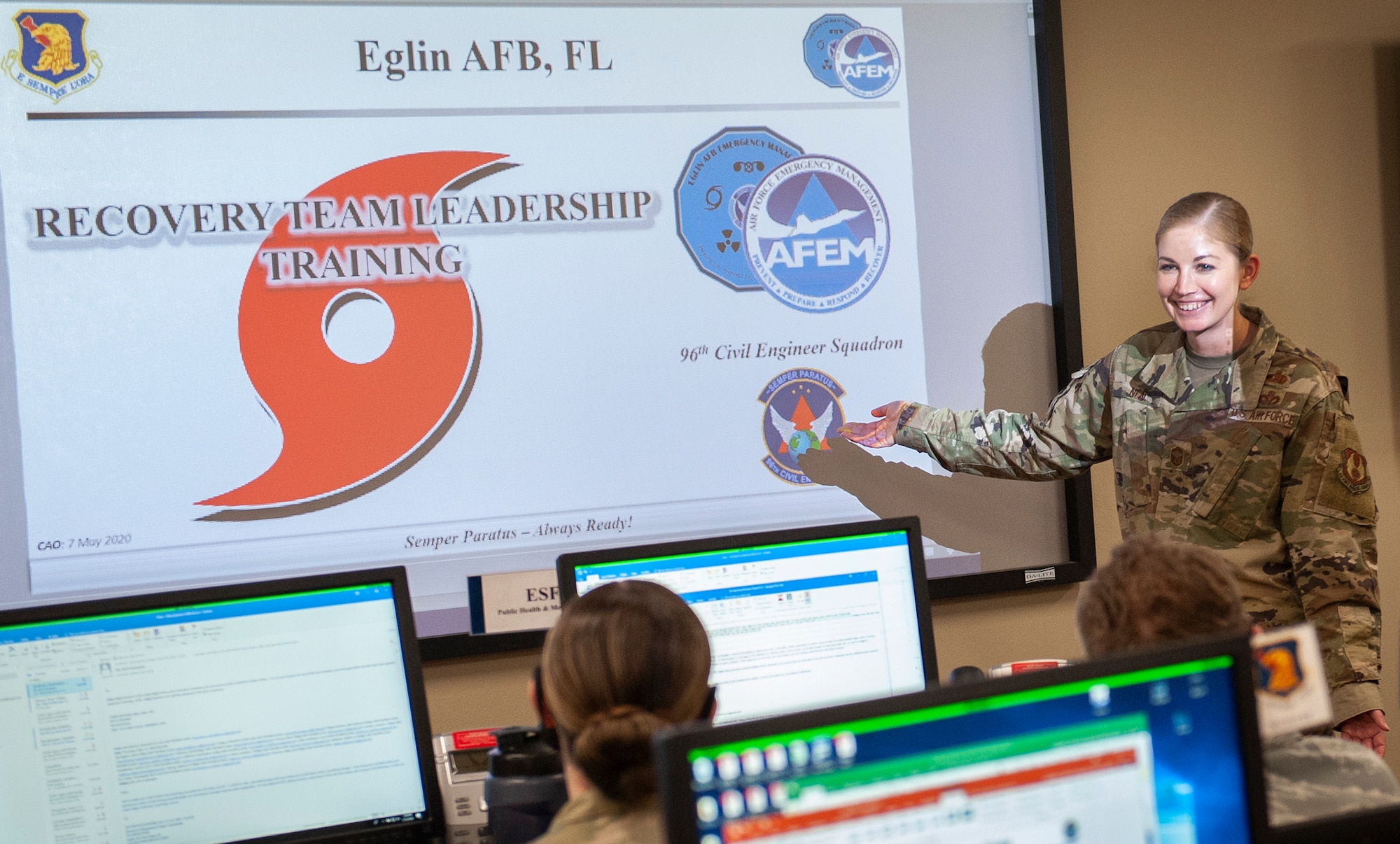 Eglin exercises hurricane ops under COVID-19 guidelines