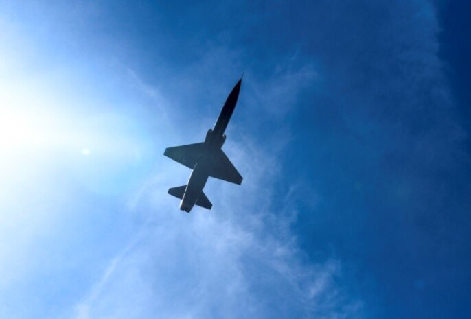 Pilots take to the sky in T-38 Talons in part of Beale's contribution to the Air Force Salutes campaign as a sign of support to healthcare professionals, first responders, and essential personnel who risk their lives every day during the COVID-19 pandemic as well as those staying at home to "flatten the curve" of the virus.