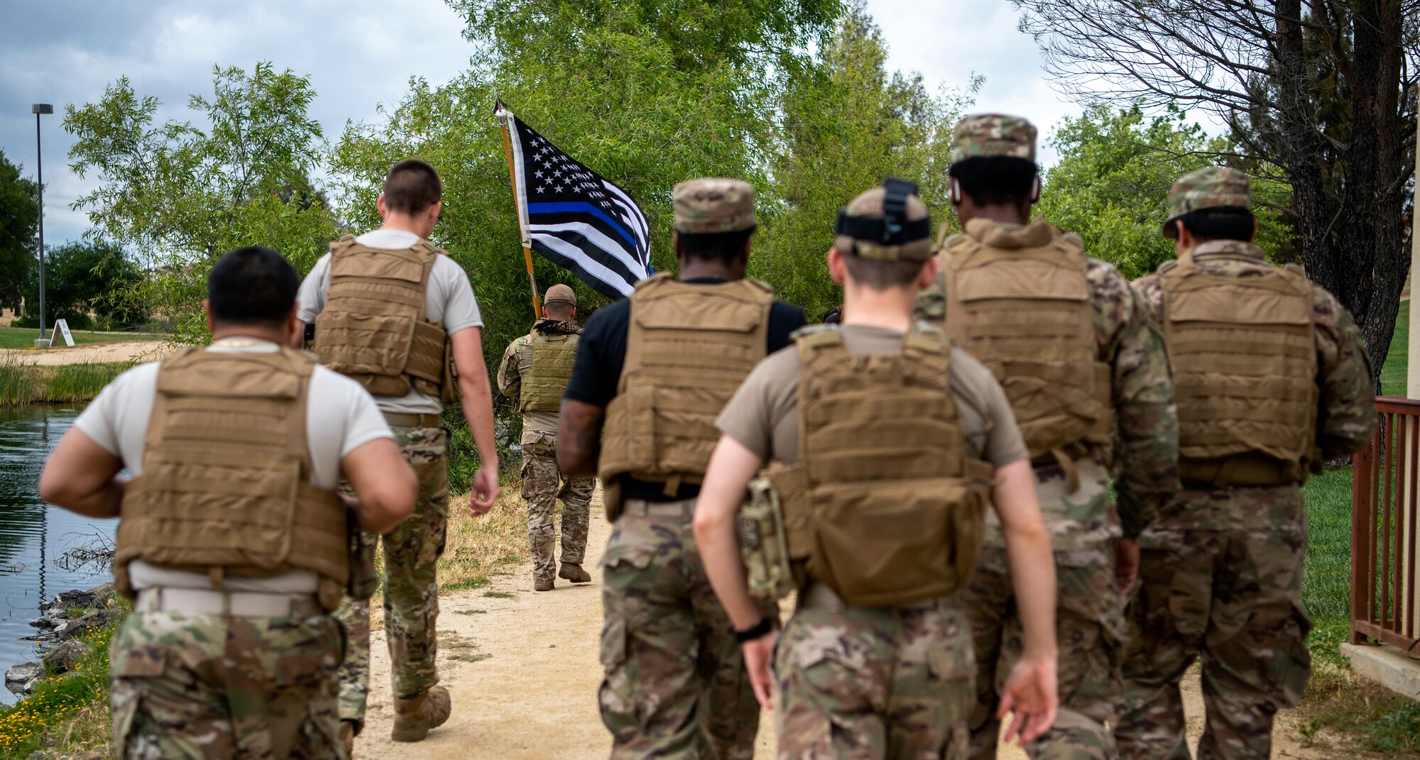 Travis defenders honor their fallen during 24-hour memorial ruck