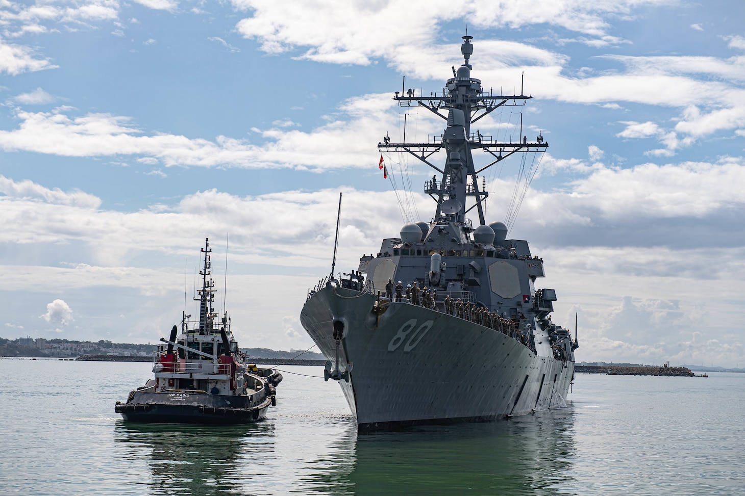 USS Roosevelt Arrives in Rota, Spain