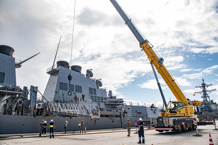 USS Roosevelt Arrives in Rota, Spain