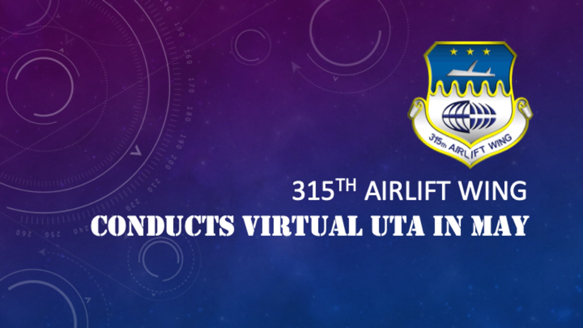 315th AW conducts virtual UTA in May