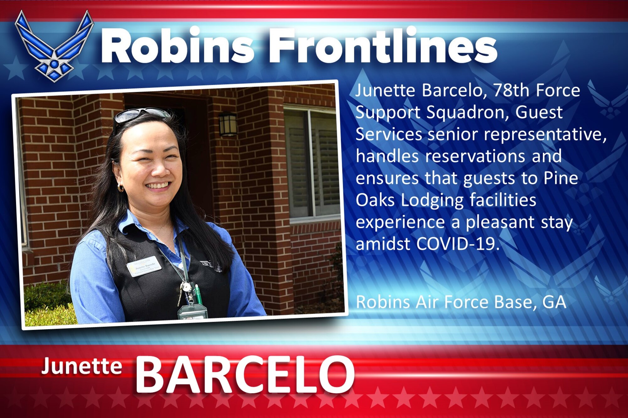 Robins Frontlines: Junette Barcelo