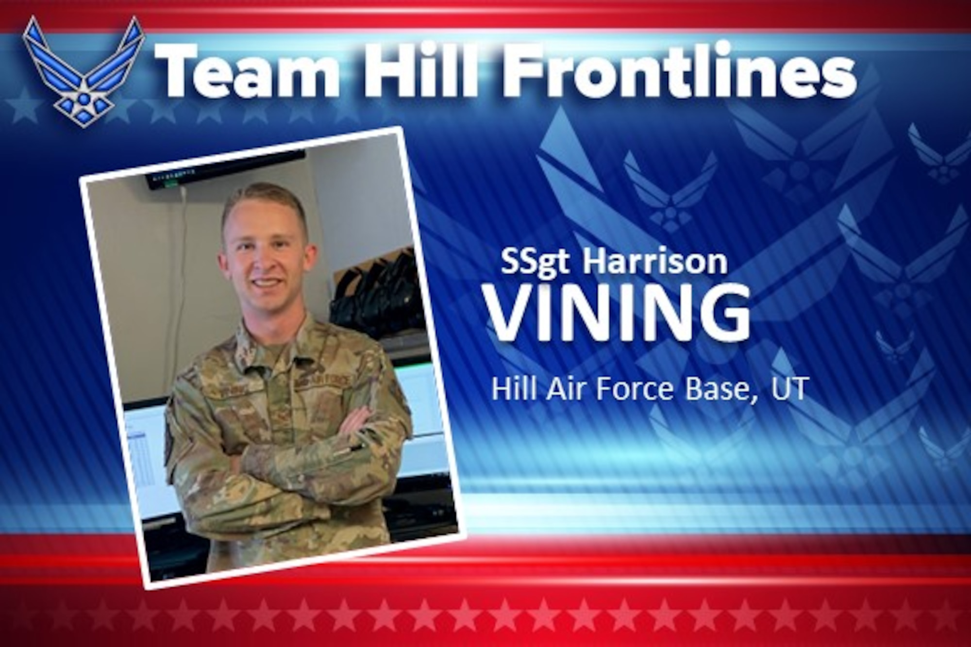 Team Hill Frontlines: SSgt Harrison Vining