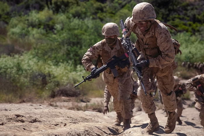 Recruits With Charlie Company 1st Recruit Training Battalion