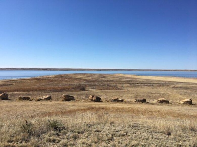 The staff has mowed and cleared the vegetation, and sprayed the plover nesting habitat with herbicide at John Martin Reservoir, April 7, 2020, in preparation for the arrival for the piping plovers. The birds prefer to nest in sandy beaches which have been cleared of vegetation. Outside of habitat season, the area is open for public use. Once the birds leave the area is no longer closed.