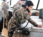 Airman Maria Abou Daher Maalouf from the Lebanese Air Force is the first female air traffic controller from her country to attend the Defense Language Institute English Language Center at Joint Base San Antonio-Lackland for English language training.