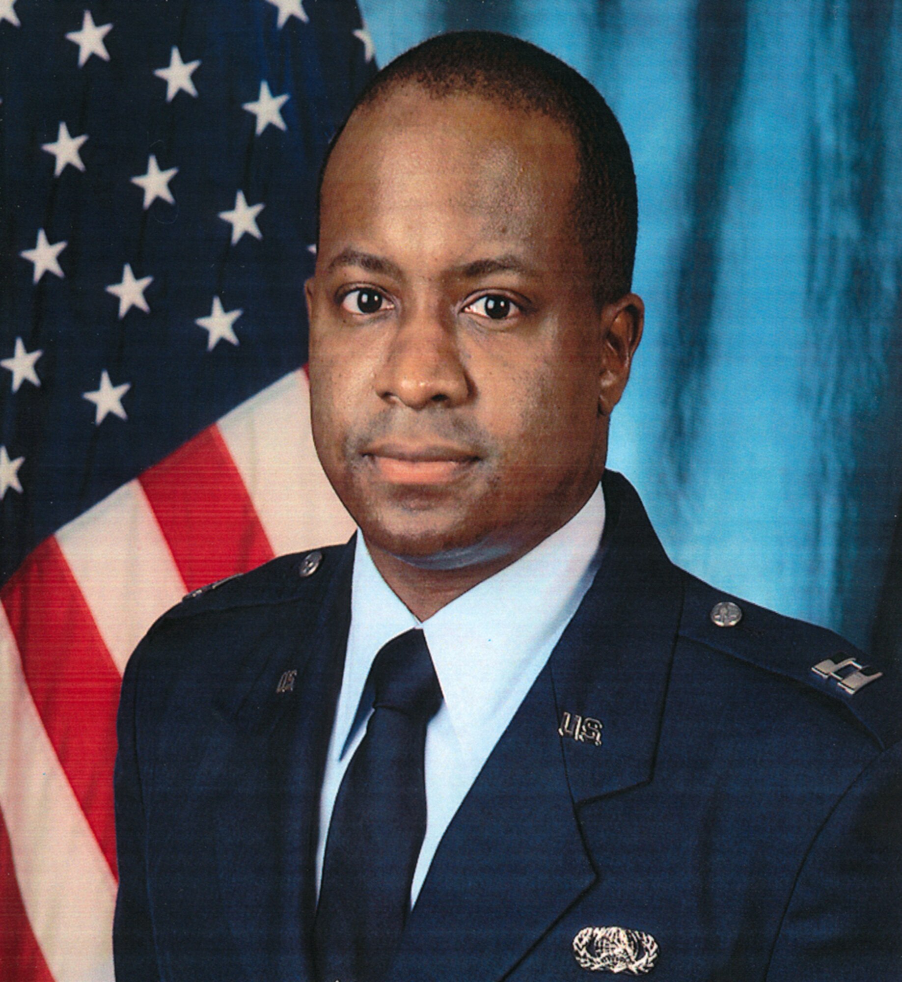 U.S. Air Force Capt. Charles Ransom, flight commander of plans and operations, 83rd Network Operations Squadron, poses for an official photo. Ransom gave his life along with nine others April 27, 2011, while on a deployment in Afghanistan.  For his actions preceding and during the incident, Ransom was awarded the Bronze Star, Purple Heart, Air Force Combat Actions Medal, Afghanistan Campaign Medal, NATO Medal and was posthumously promoted to Major. (Courtesy photo)