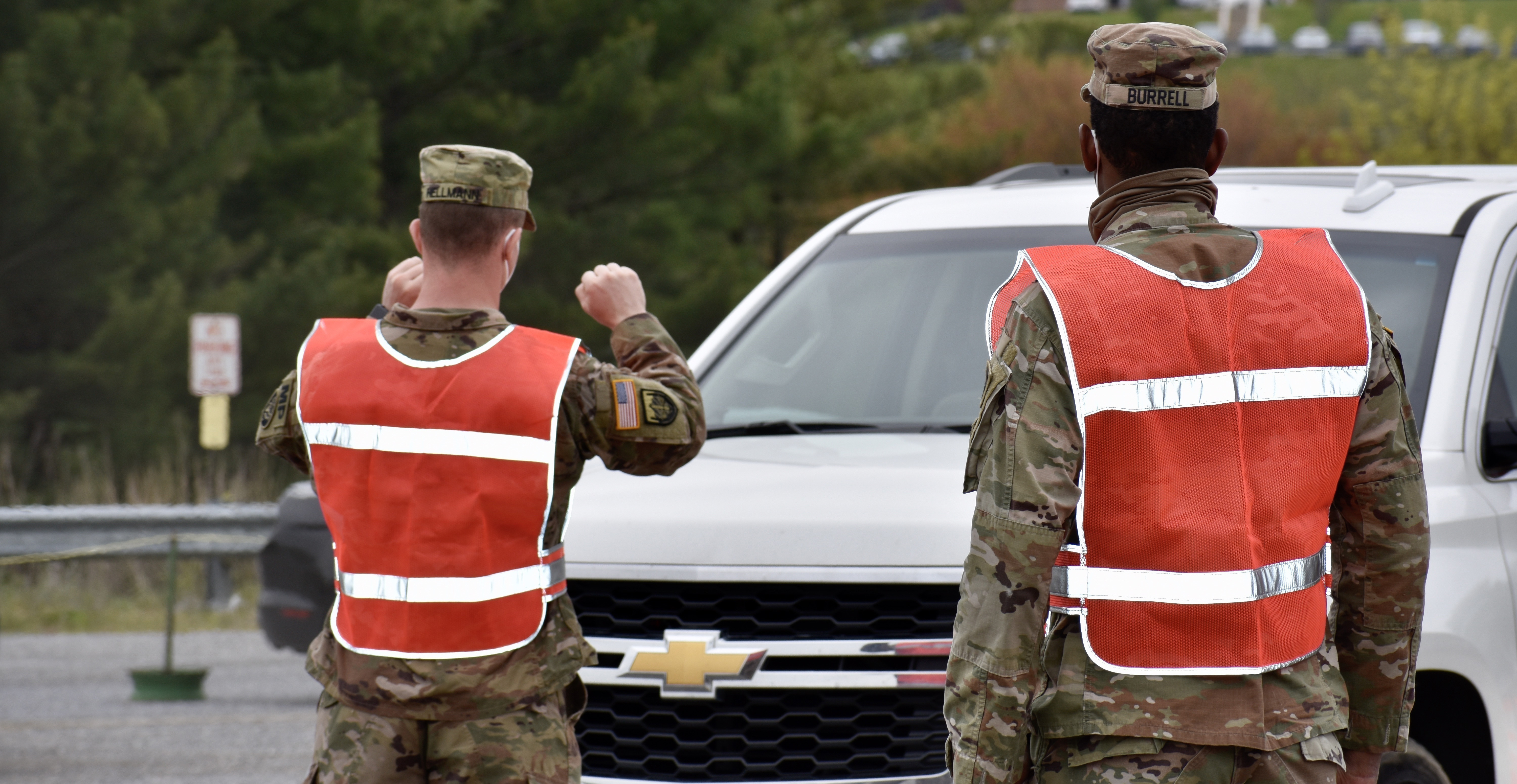 Maryland Military Police Support Covid 19 Test Site National Guard Guard News The National Guard