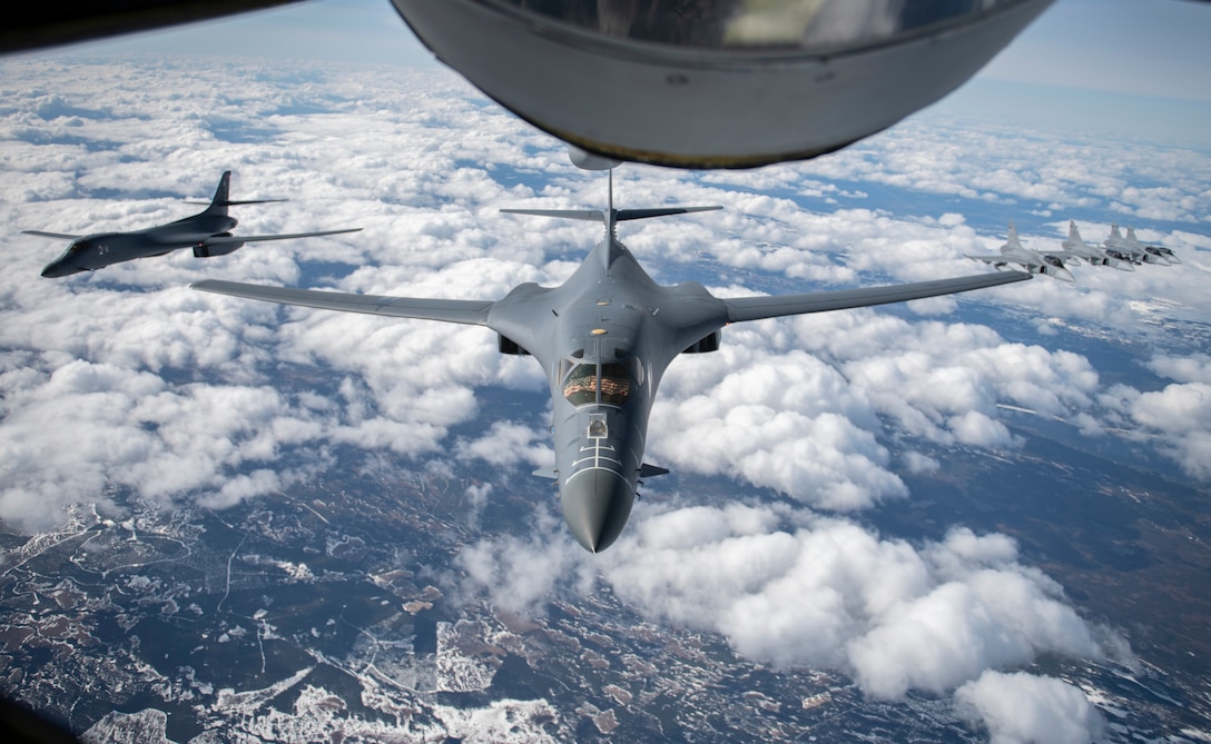 B-1s Integrate With Allies And Partners