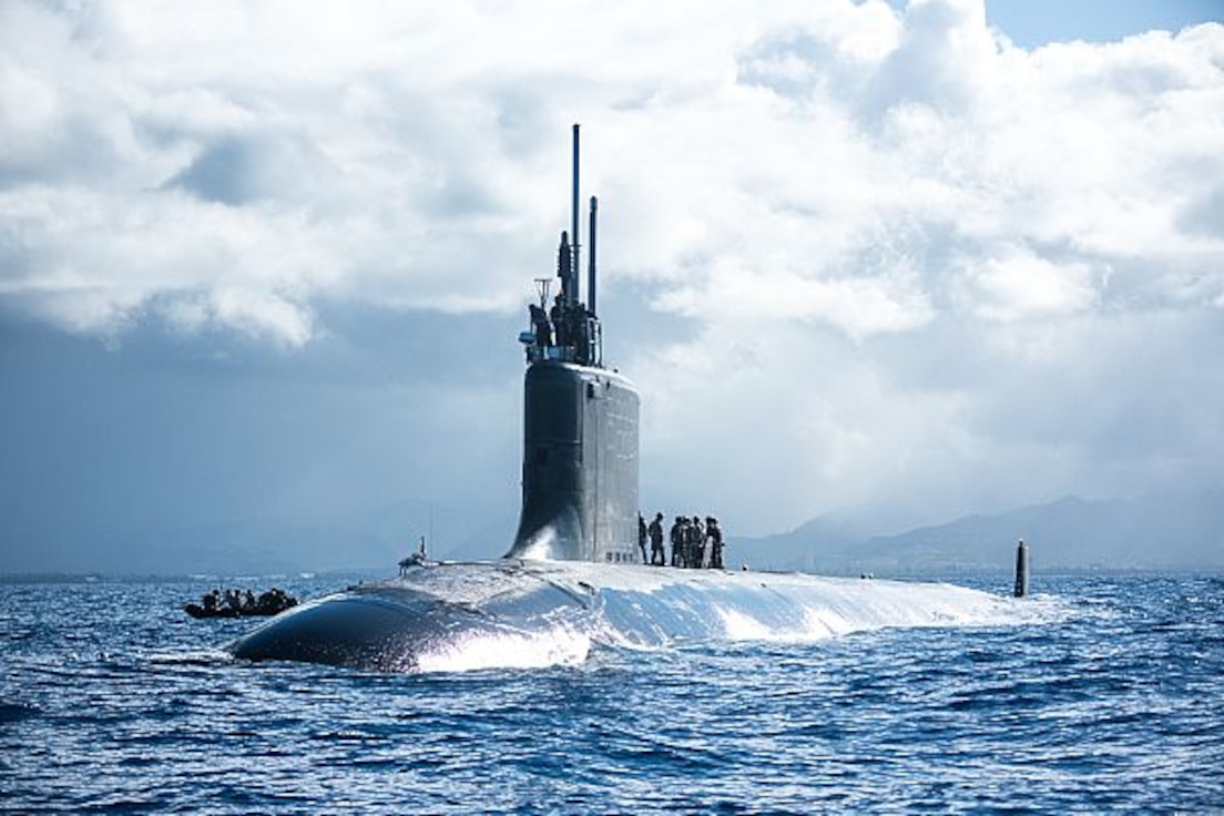 180709-N-KC128-1192 
PEARL HARBOR (July 9, 2018) Multinational special operations forces participate in a submarine insertion exercise with the fast-attack submarine USS Hawaii (SSN 776) and combat rubber raiding craft off the coast of Oahu, Hawaii, during Rim of the Pacific (RIMPAC) exercise, July 9, 2018. Twenty-five nations, 46 ships and five submarines, about 200 aircraft, and 25,000 personnel are participating in RIMPAC from June 27 to Aug. 2 in and around the Hawaiian Islands and Southern California. The world’s largest international maritime exercise, RIMPAC provides a unique training opportunity while fostering and sustaining cooperative relationships among participants critical to ensuring the safety of sea lanes and security of the world’s oceans. RIMPAC 2018 is the 26th exercise in the series that began in 1971. (U.S. Navy photo by Mass Communication Specialist 1st Class Daniel Hinton/Released)