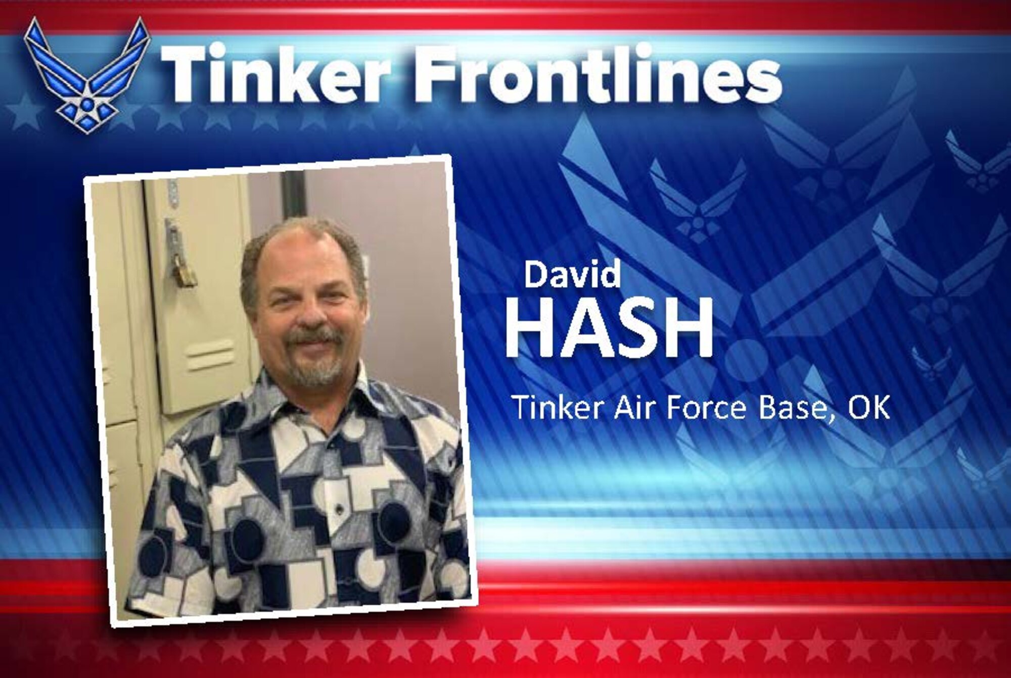 David Hash is a hazardous material specialist in the 76th Propulsion Maintenance Group.