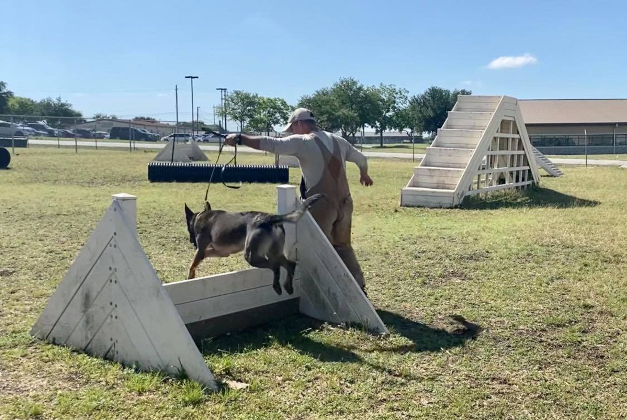 The 341st Training Squadron conducts all military working dog initial training as well as all MWD handlers courses for the Department of Defense right here at Joint Base San Antonio-Lackland, Texas. This elite team was able to share what they do with a class of 4th grade students from Buda Elementary School during a virtual canine demonstration, May 18, 2020.