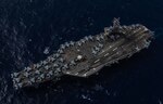 Official U.S. Navy file photo of the Navy’s forward-deployed aircraft carrier USS Ronald Reagan (CVN 76).