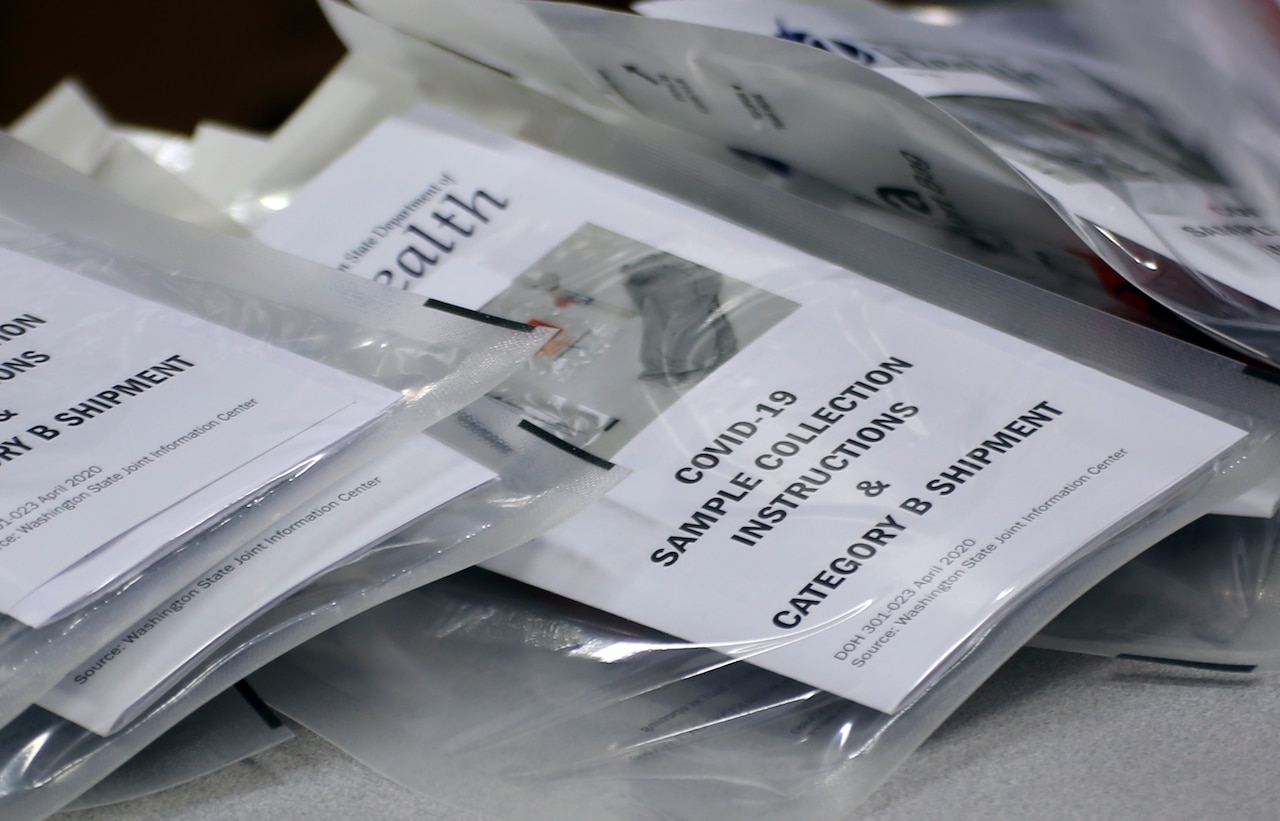 Washington State Guardsmen Build COVID19 Test Kits > U.S. DEPARTMENT OF DEFENSE > Story