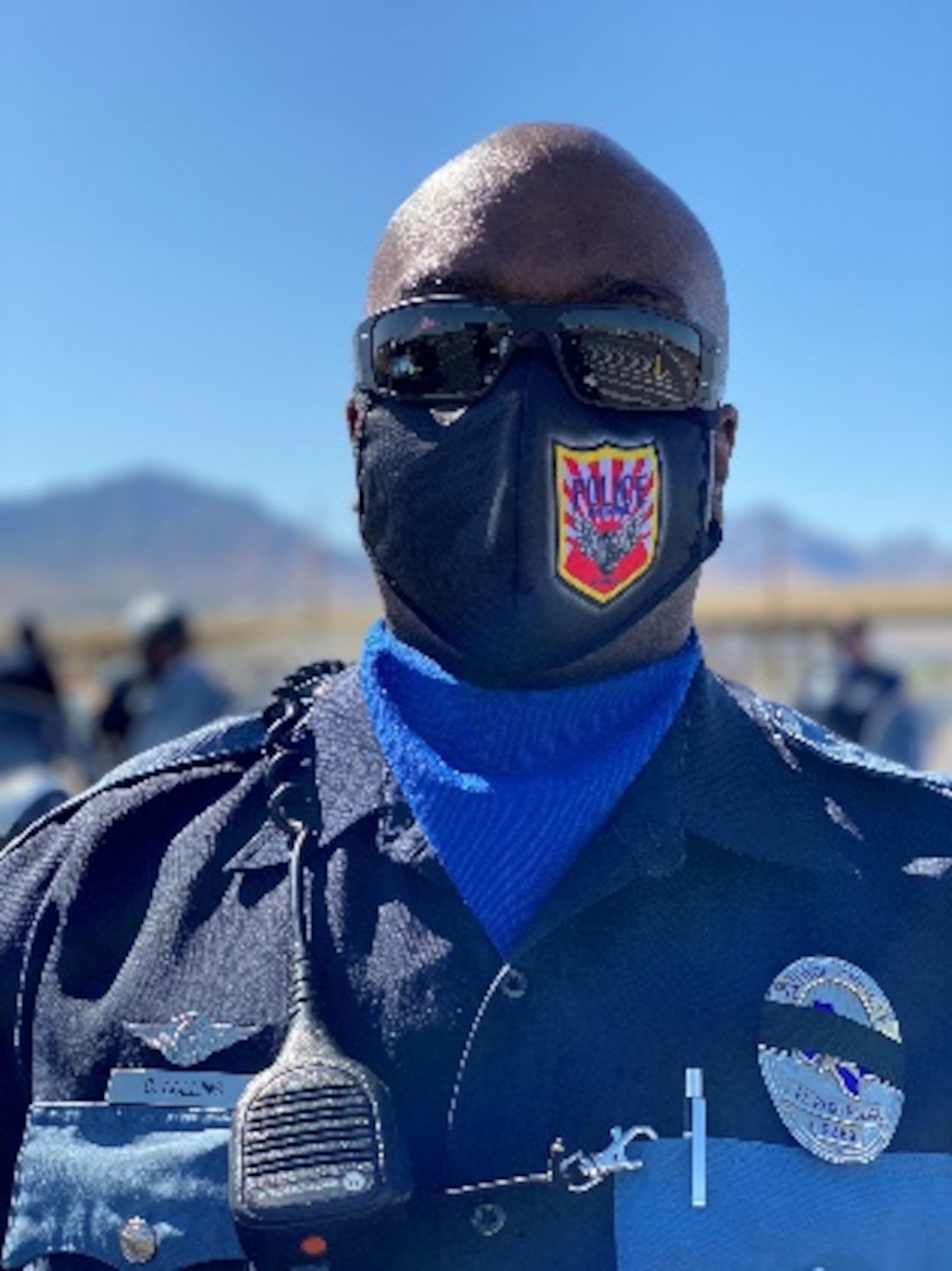 An El Paso Police Officer takes part in the 2020 Peace Officers Memorial Day event on Fort Bliss, Texas. (Courtesy photo)