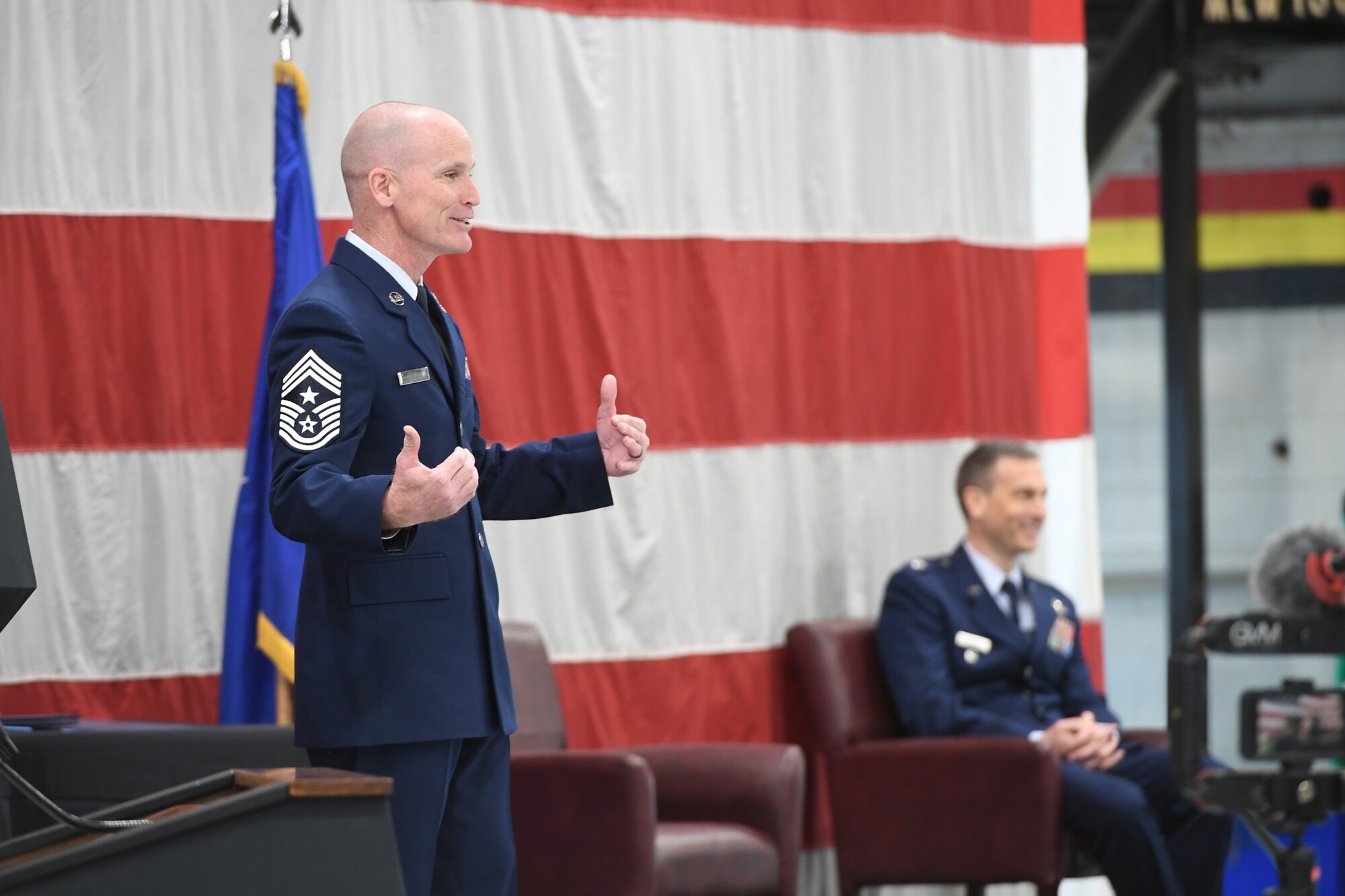 A photo of Chief Master Sgt. Dan Taylor.