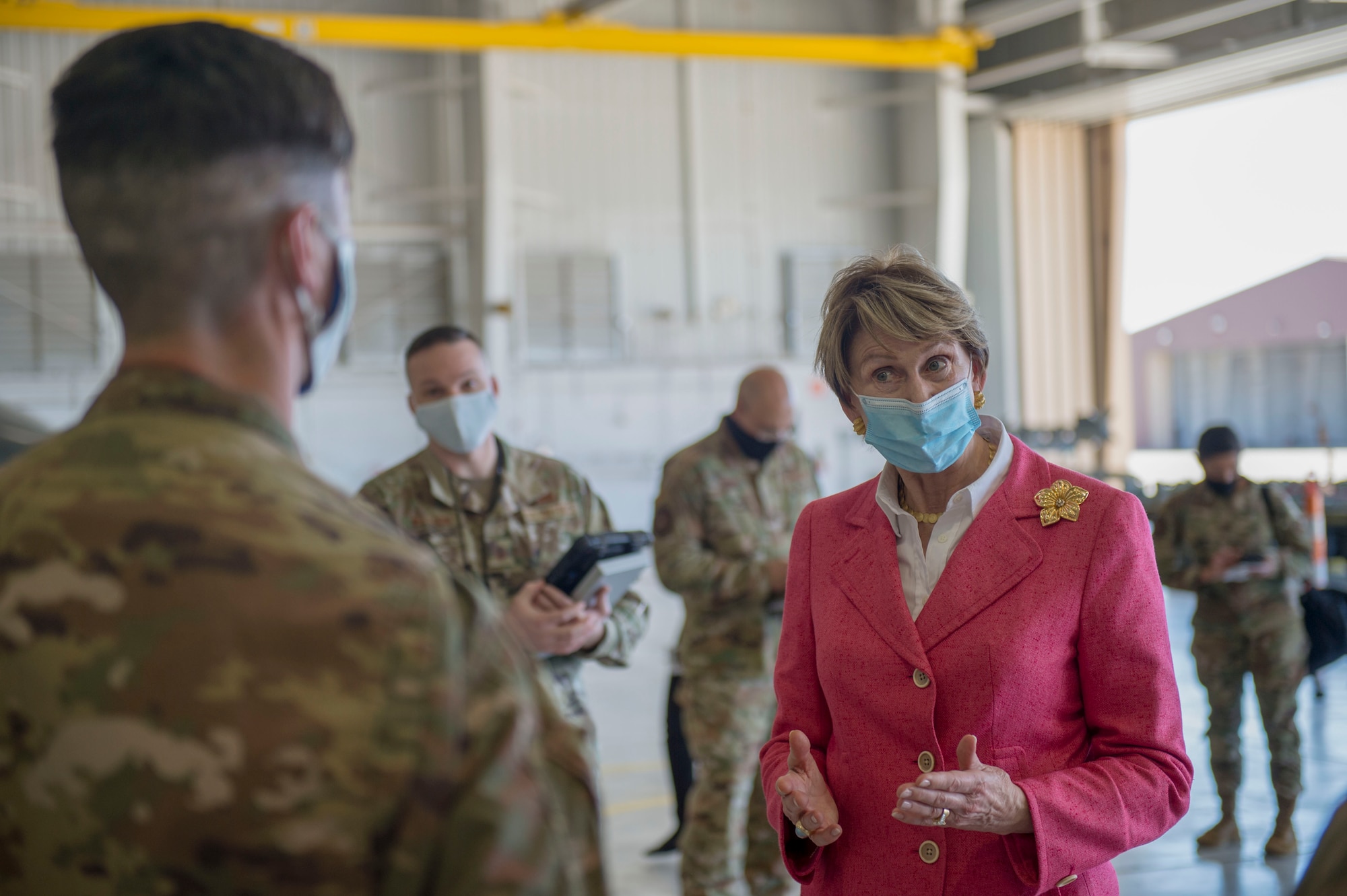SECAF visits Holloman Air Force Base during COVID-19