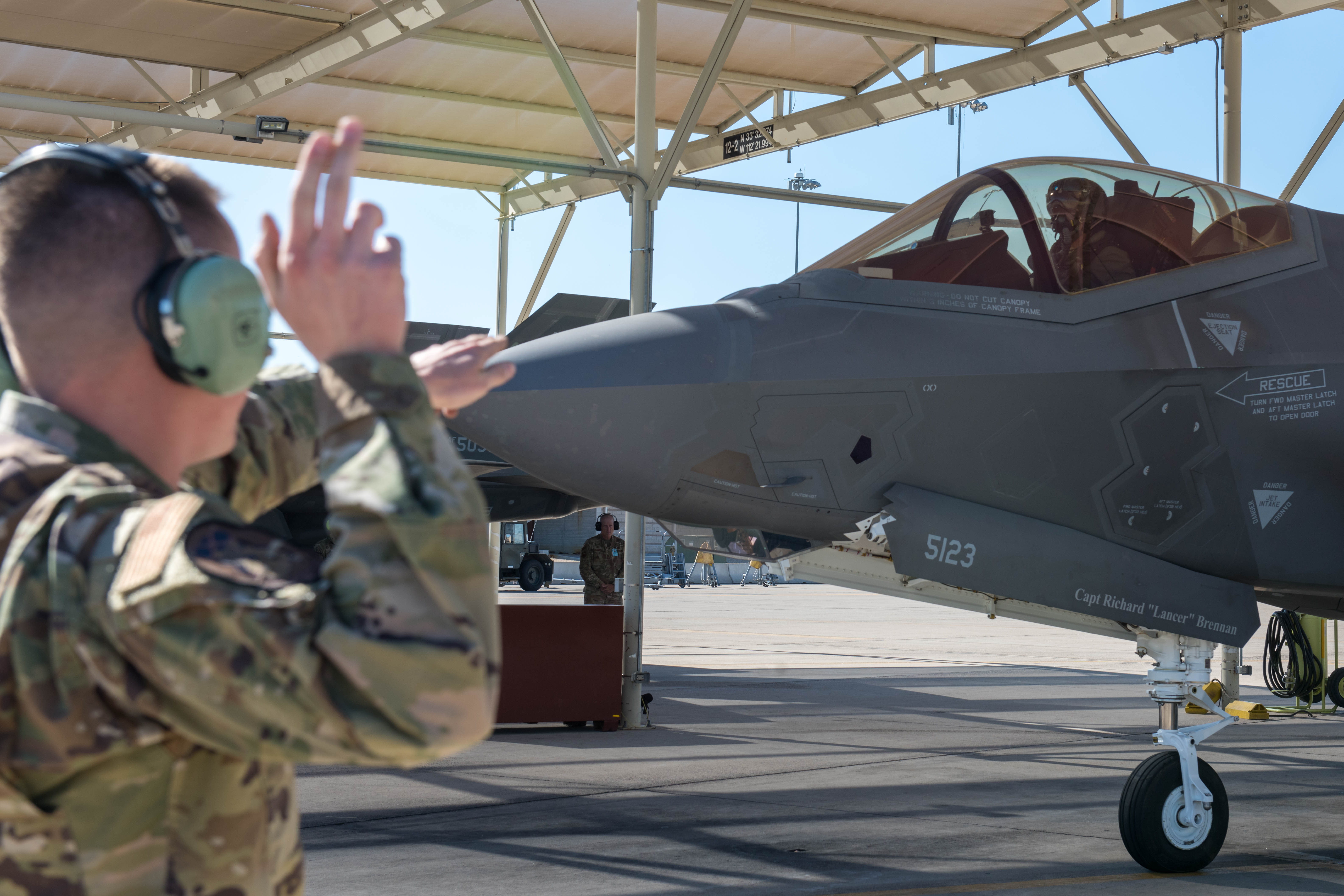 56th FW Commander takes final flight before retirement