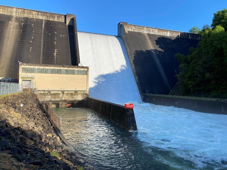 Philpott Spillway