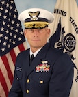 A portrait photograph of Vice Admiral William Lee, USCG