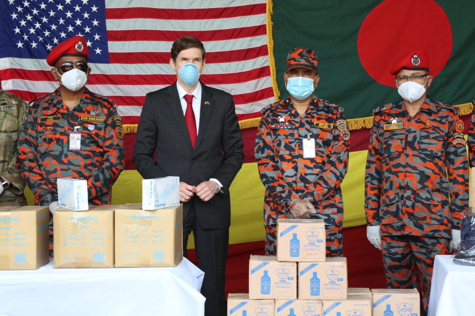 U.S. Embassy Provides Covid-19 Response Equipment to Bangladesh First Responders