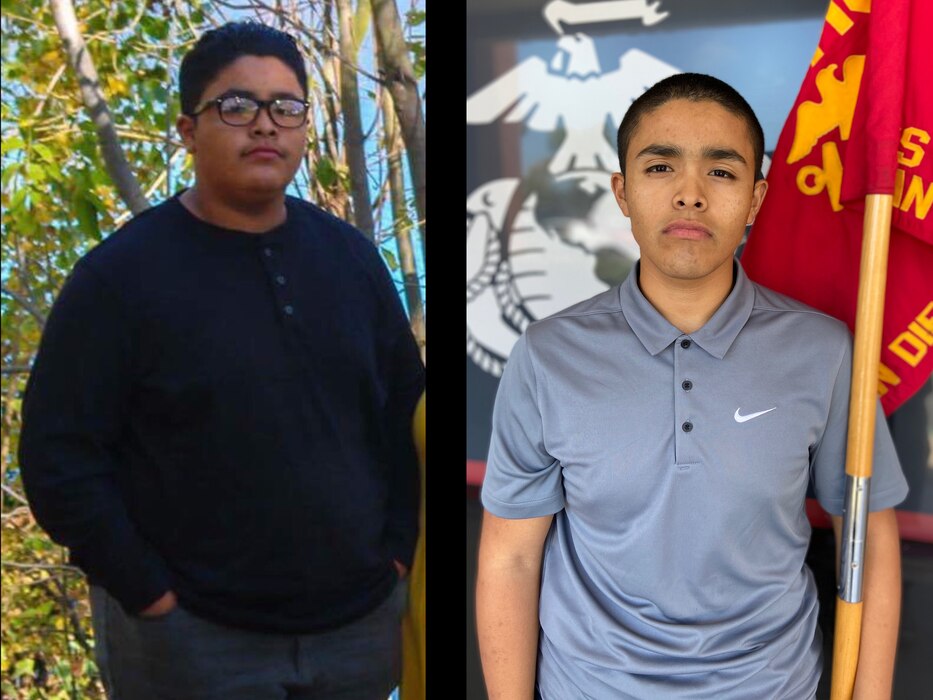 Gabriel Mendez Ramirez, a future Marine with Recruiting Sub-Station Oceanside, Recruiting Station San Diego, lost 186 pounds on his way to become a United States Marine. Ramirez is a native from Oceanside, California and graduated from Rancho Buena Vista High School. (U.S. Marine Corps photo by Sgt. Bernadette Plouffe)