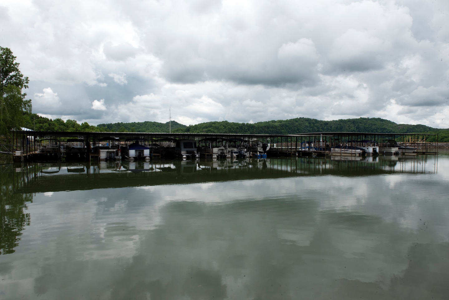 Wildwood Resort & Marina officially achieved “Clean Marina” status May 21, 2020. The resort is located at Cordell Hull Lake in Granville, Tennessee. It is the first marina at Cordell Hull Lake to hoist the “Clean Marina” flag, a symbol of the marina’s commitment to safeguarding the environment. (USACE photo by Lee Roberts)