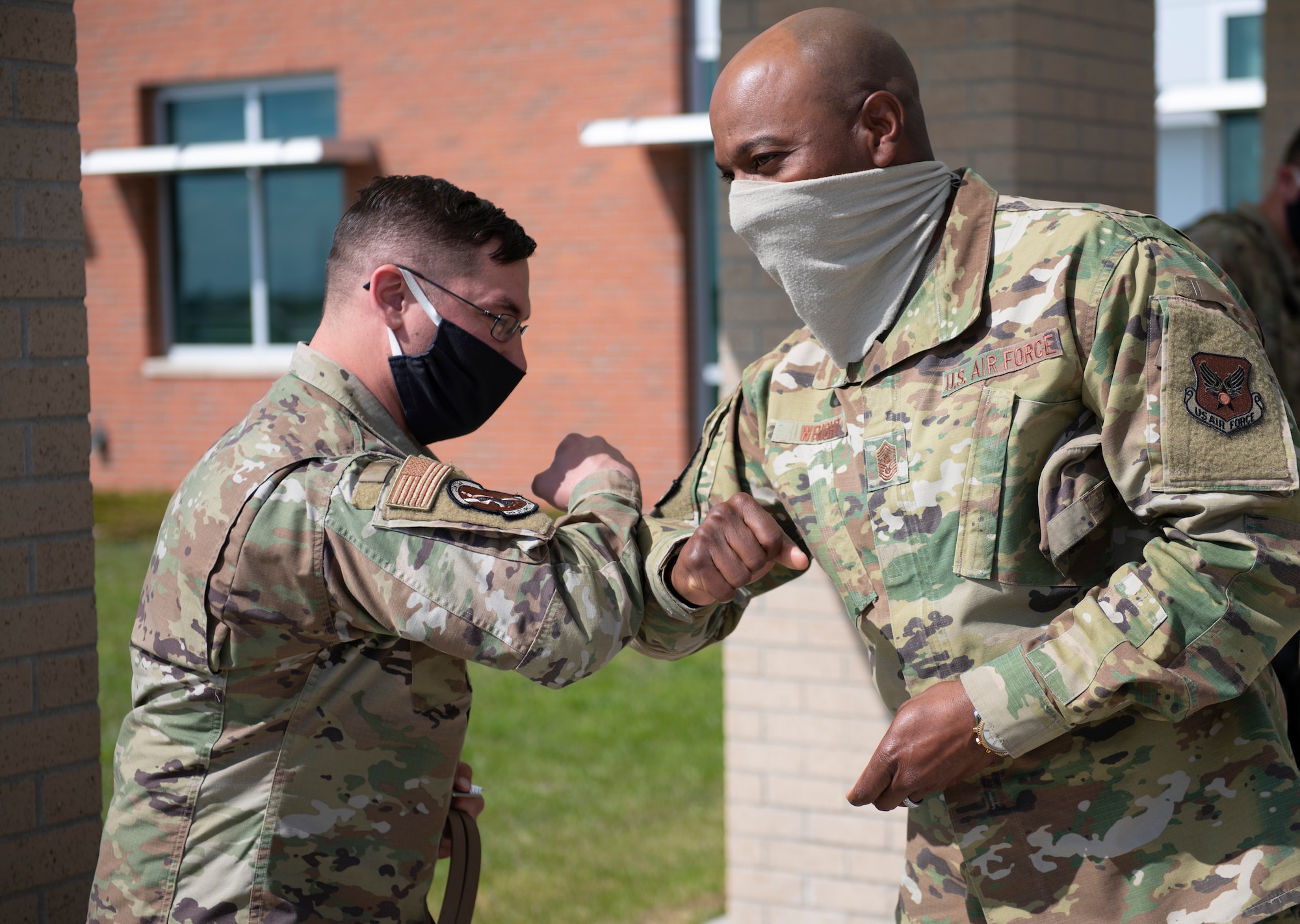 CSAF and CMSAF Visit Team Minot