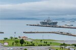 OKINAWA, Japan (May 24, 2020) - U.S. 7th Fleet flagship USS Blue Ridge (LCC 19) arrives in White Beach Naval Facility in Okinawa, Japan. Blue Ridge is the oldest operational ship in the Navy and, as 7th Fleet command ship, actively works to foster relationships with allies and partners in the Indo-Pacific region.