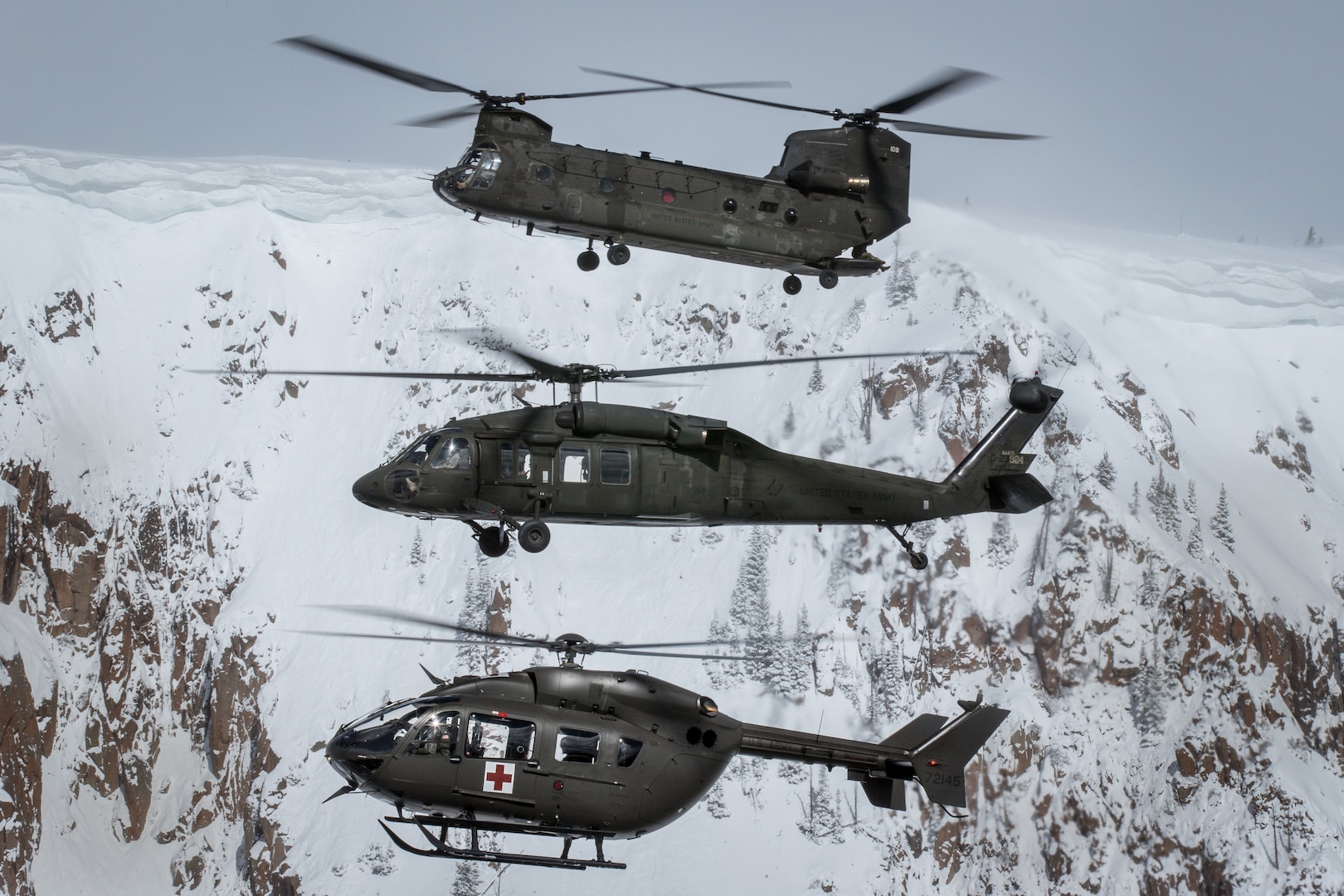 Colorado National Guard conducts Memorial Day helicopter flyover of