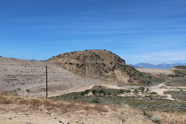Mojave River Dam and flood control basin May 17.