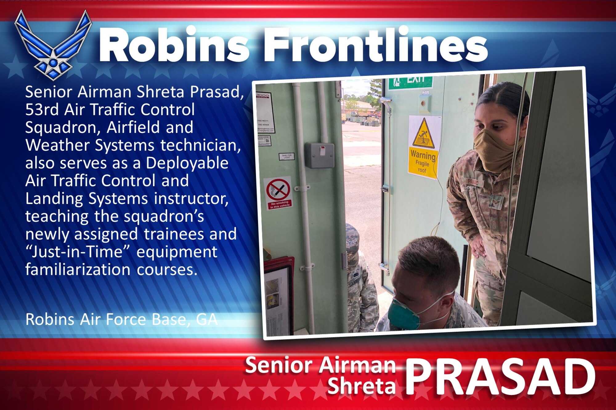 Robins Frontlines: Senior Airman Shreta Prasad