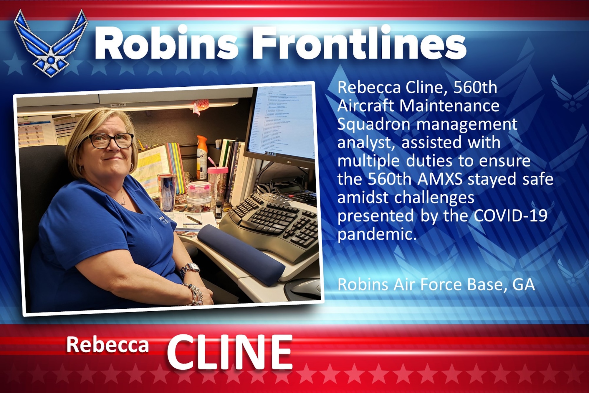 Robins Frontlines: Rebecca Cline