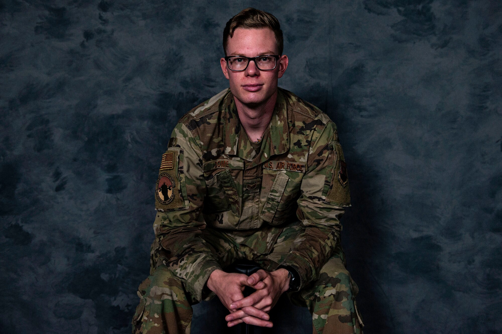 Photo of Airman posing for a photo.