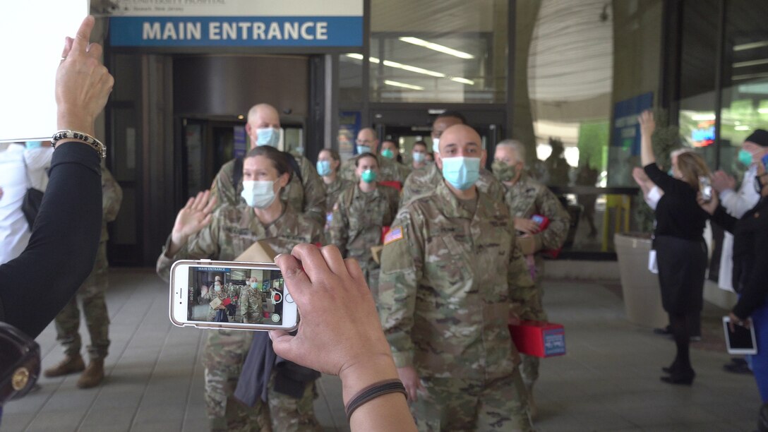 University Hospital Bids Farewell to Army Medical Task Force