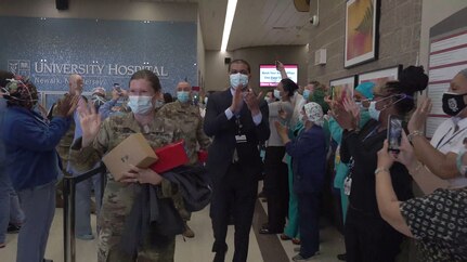 University Hospital Bids Farewell to Army Medical Task Force