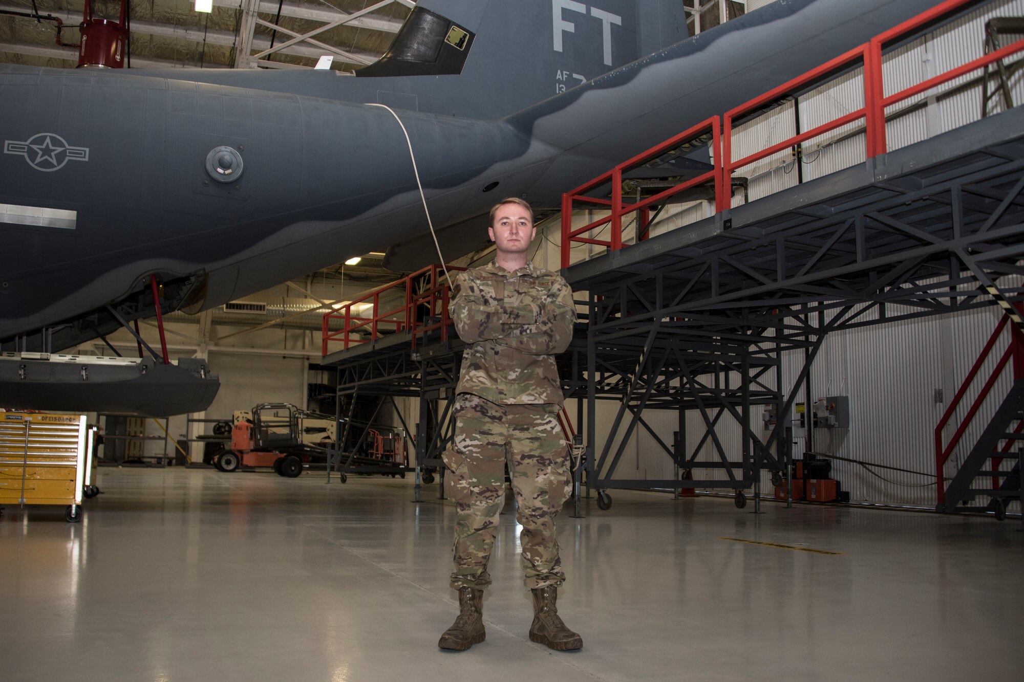 A photo of an Airman posing