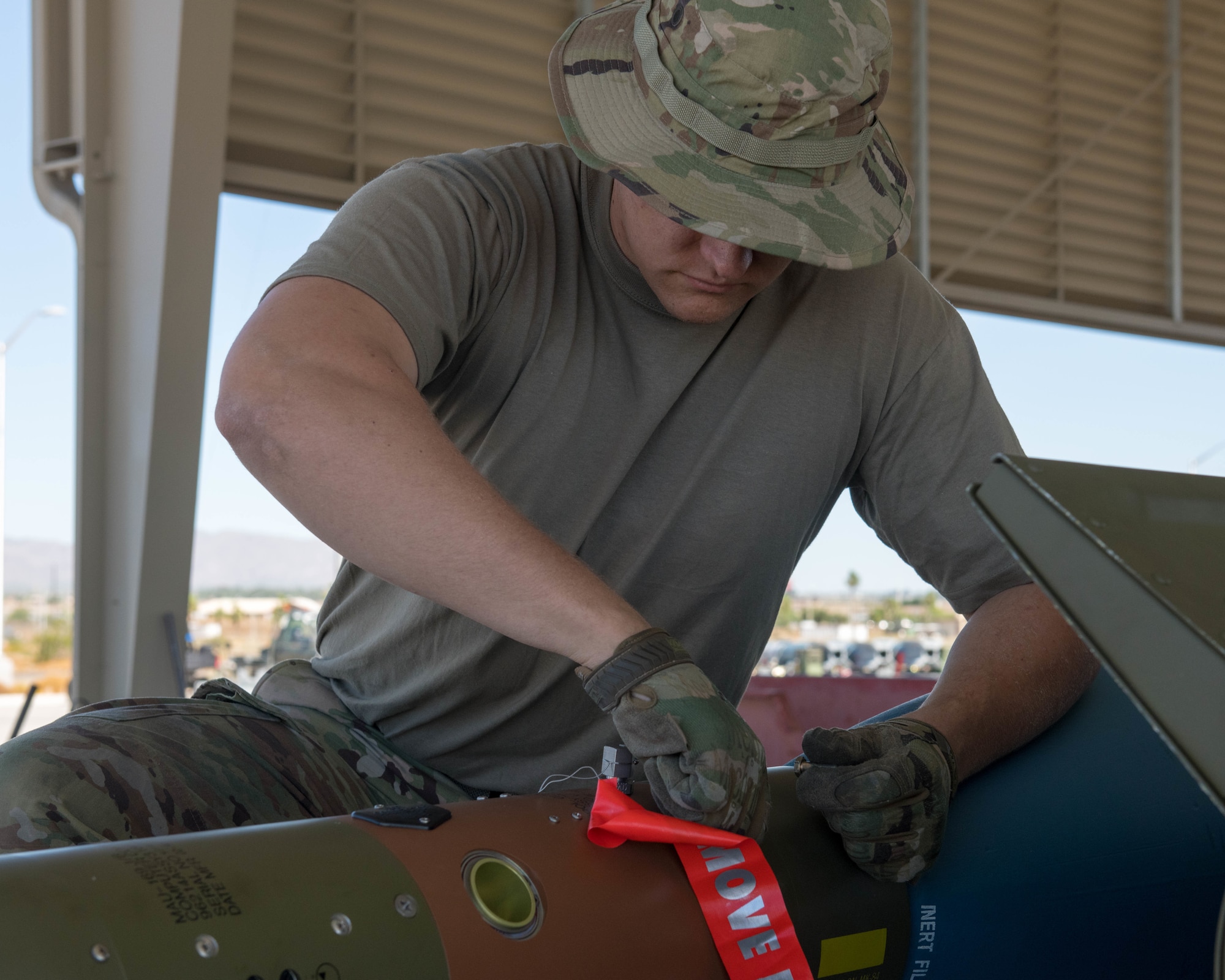 AMMO assembles inert munition