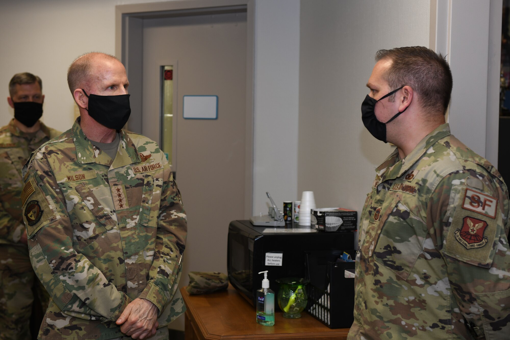 Photo of Vice Chief of Staff of the Air Force Gen. Stephen W. Wilson visit to Whiteman Air Force Base, Missouri