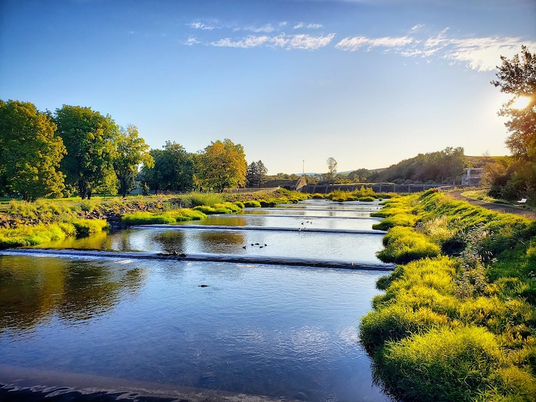 Mill Creek Channel on a sunny day