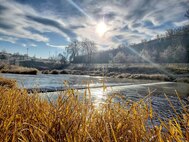 Mill Creek Channel on a cold morning