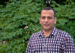 Omar Khlifi visits Battle Creek, Michigan, last August as he assumed his duties as deputy director for the Defense Logistics Agency Disposition Services Europe and Africa region.