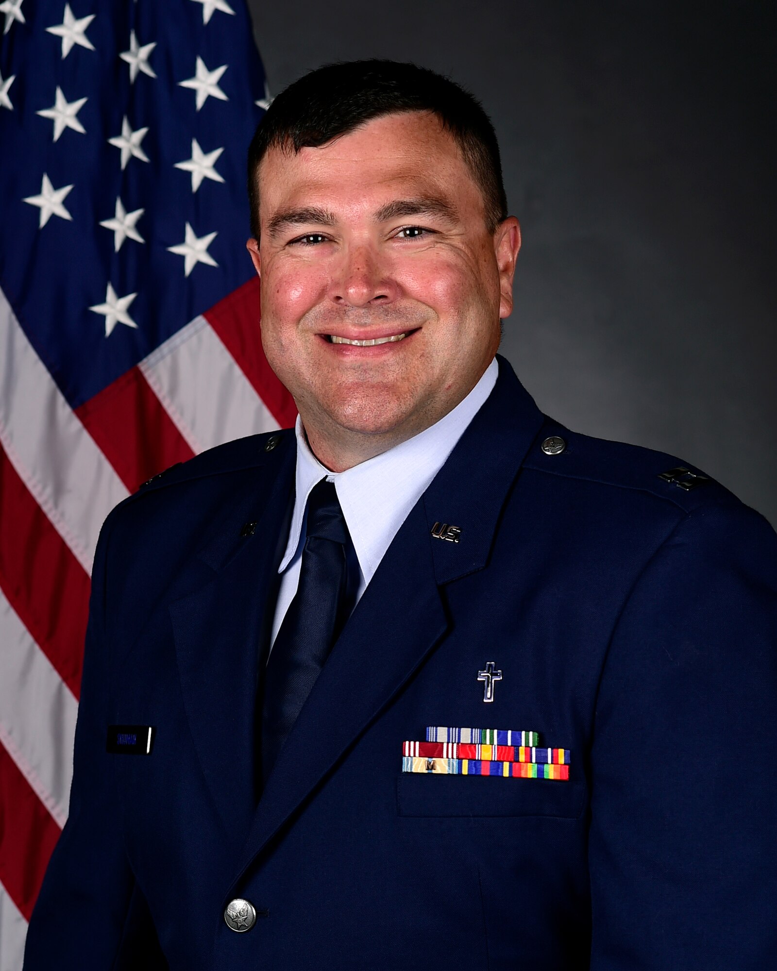 official photo of Chaplain, Captain Edward R. Shuman