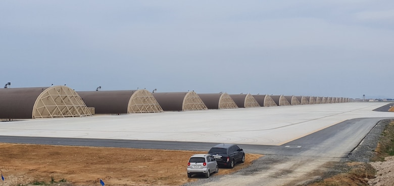 U.S. Army Corps of Engineers, Far East District, completes construction of 3rd generation hardened aircraft shelters at Kunsan Air Base