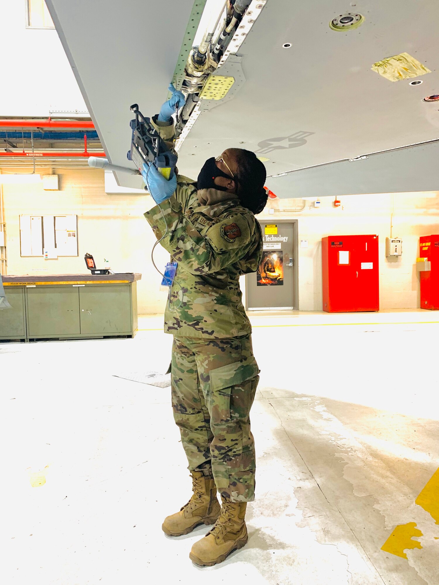 D.C. Guardsman participates in virtual drill. (Courtesy photo)