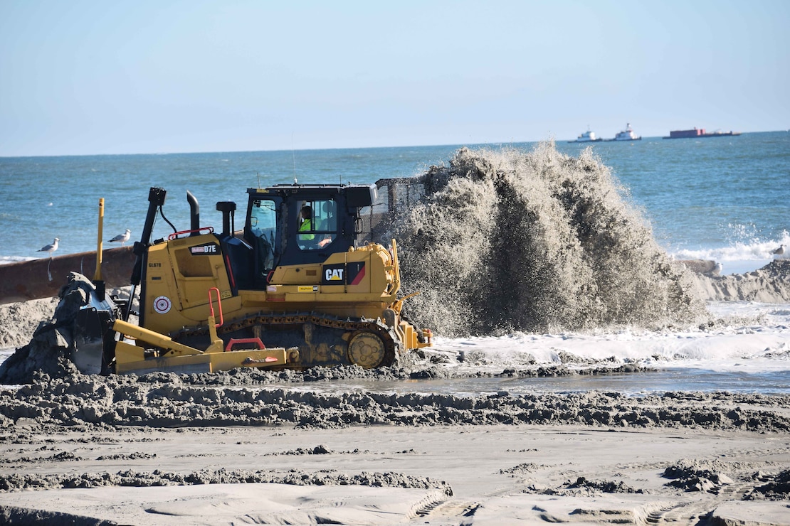 Initial construction of the the New Jersey Shore Protection, Great Egg Harbor and Peck Beach, (Ocean City), NJ project was completed in 1992. The project undergoes periodic nourishment on a 3-year cycle.