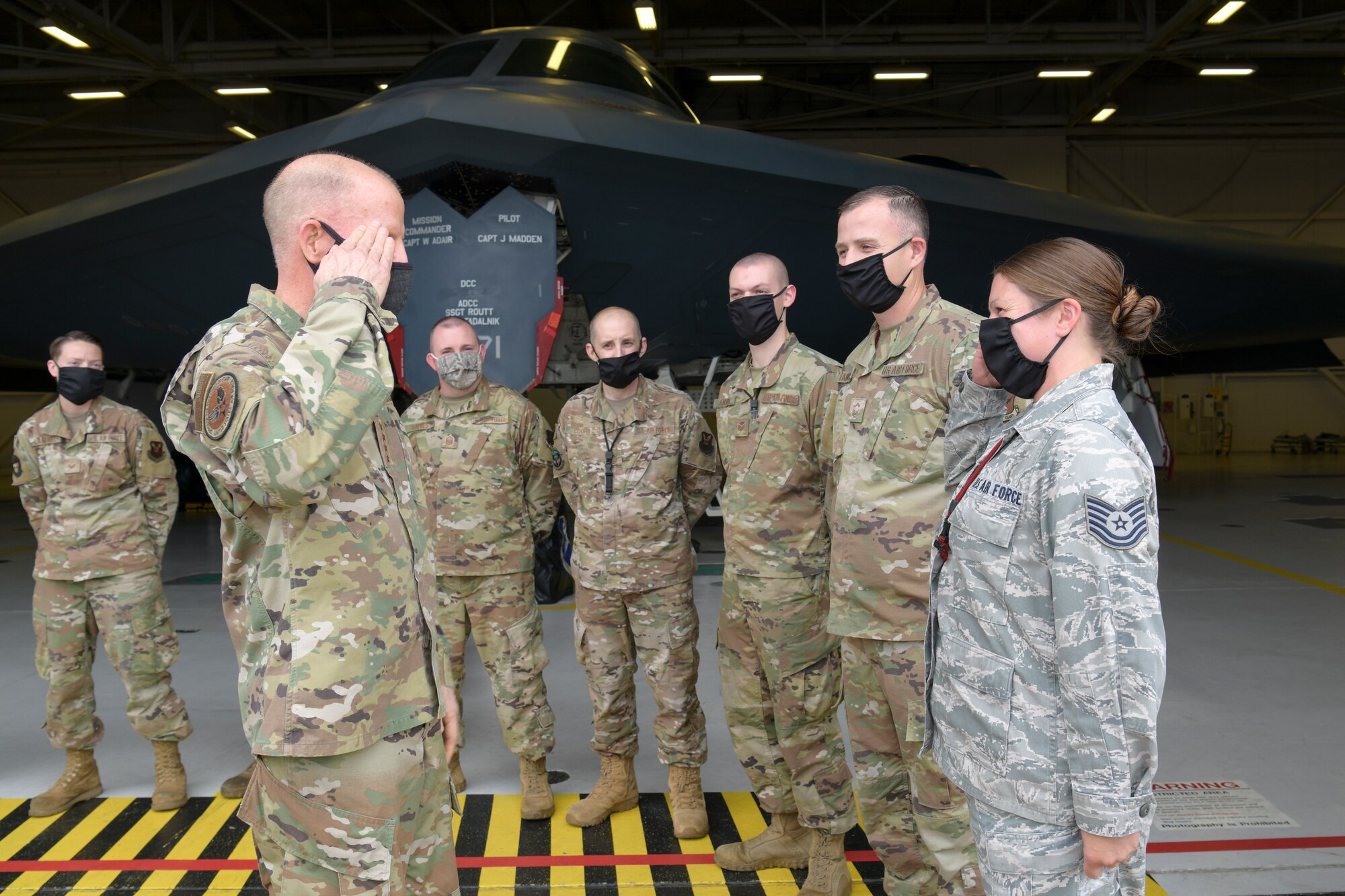 Photo of Vice Chief of Staff of the Air Force Gen. Stephen W. Wilson visit to Whiteman Air Force Base, Missouri