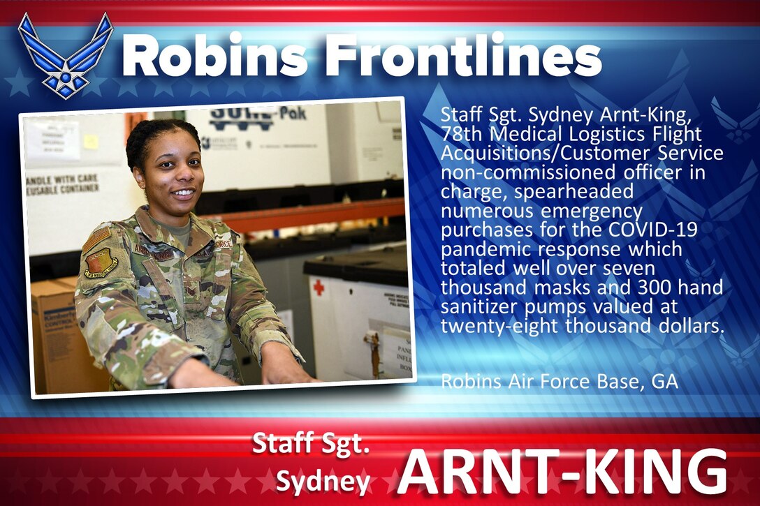 Robins Frontlines: Staff Sgt. Sydney Arnt-King